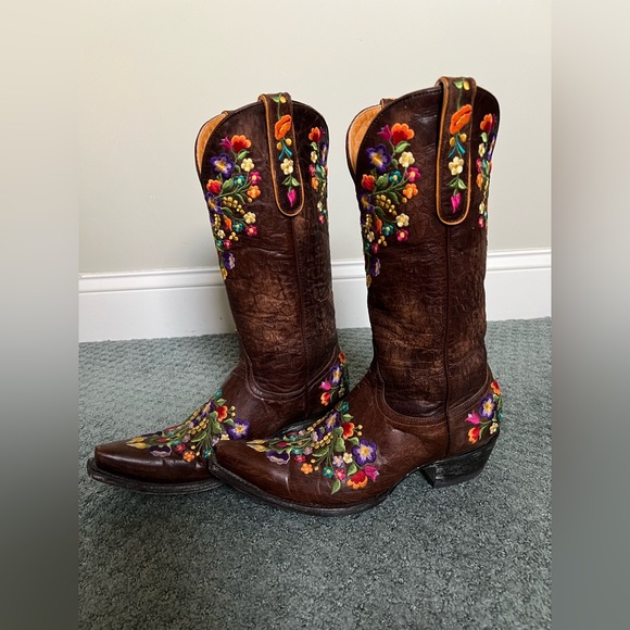 Old Gringo Shoes - Old Gringo 8.5 B Sora Floral Western Cowboy Cowgirl Boots Valentines Gift